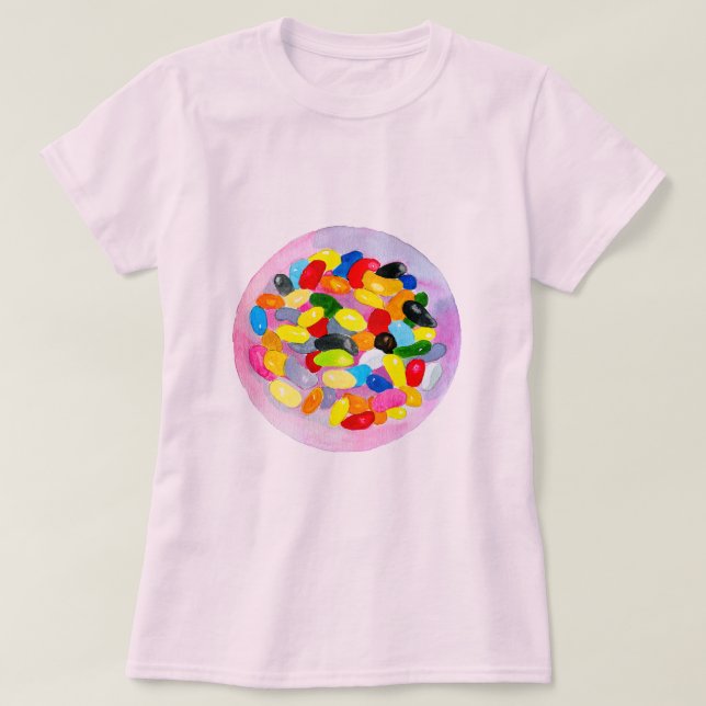 Candy colorful sweet jelly lollies T-Shirt (Design Front)