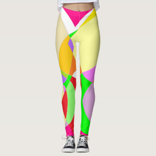 Candy colors big pastel divine design leggings