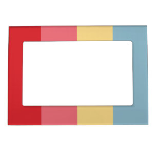 Candy Colors Vertical Stripes Magnetic Frame