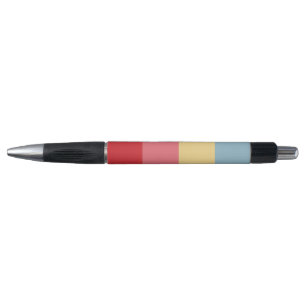 Candy Colors Vertical Stripes Pen