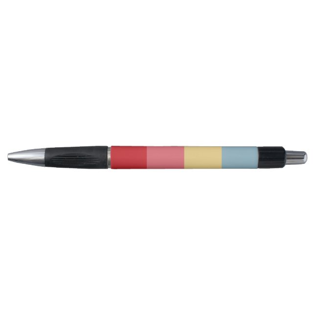 Candy Colors Vertical Stripes Pen (Front)