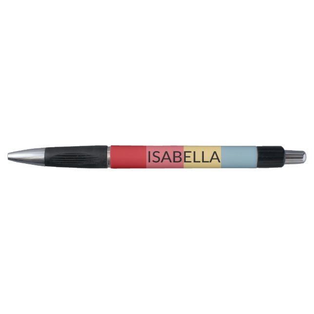 Candy Colors Vertical Stripes Pen (Front)