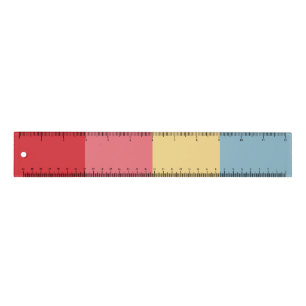 Candy Colors Vertical Stripes Ruler