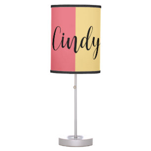 Candy Colors Vertical Stripes Table Lamp