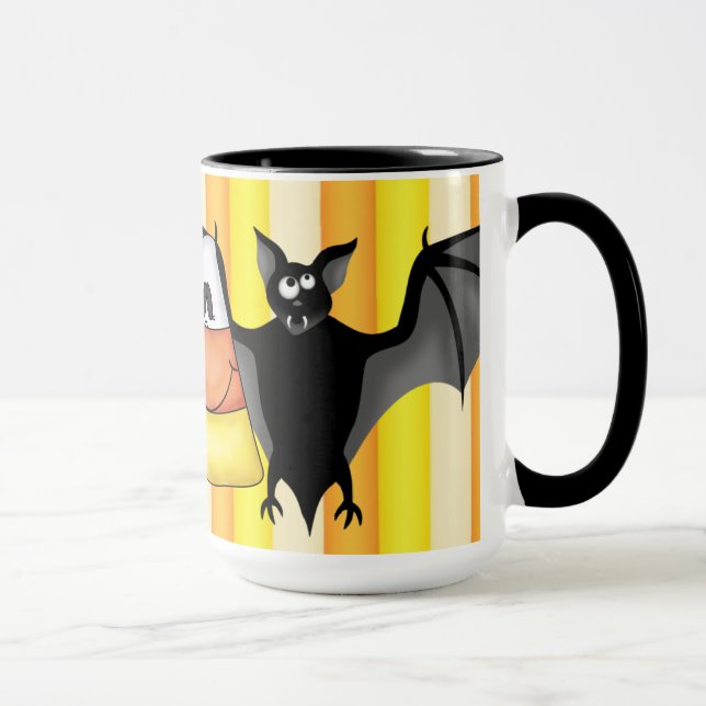 Candy Corn Addick coffee mug (Right)