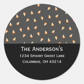 Candy Corn Address Labels