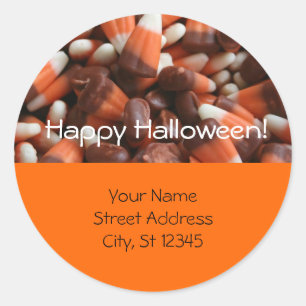 Candy Corn Address Sticker