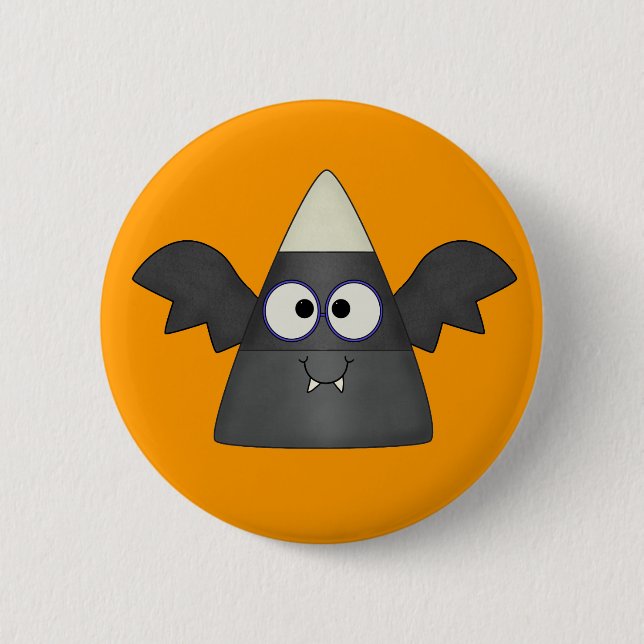 Candy Corn Bat Button (Front)