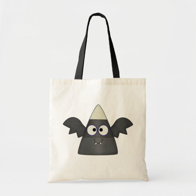 Candy Corn Bat Tote Bag (Front)