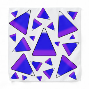 Candy Corn Blue & Purple Bandana