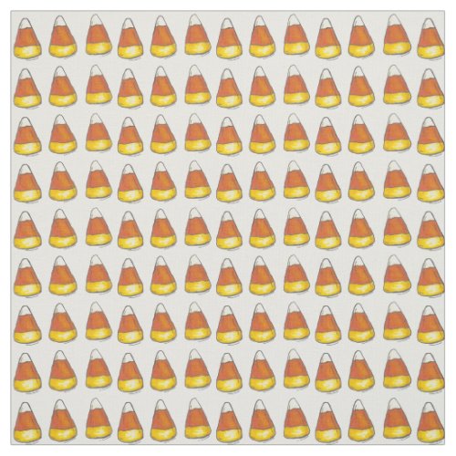 Candy Corn Candies Thanksgiving Halloween Fall Fabric