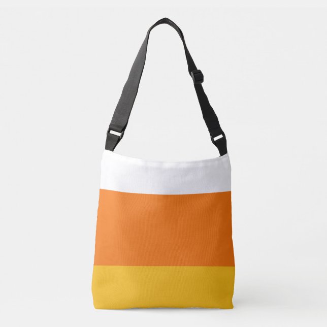 Candy Corn Colors Crossbody Bag (Front)