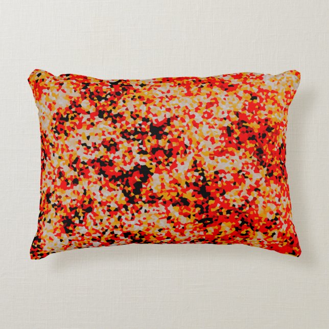 Candy Corn Confetti Accent Pillow (Front)