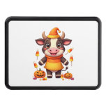 Candy Corn Cow Hitch Cover