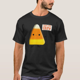 Candy Corn Crew Halloween Costume Men Women Friend T-Shirt