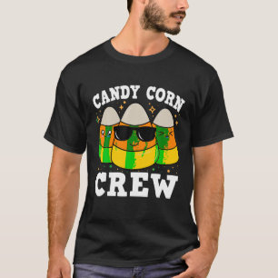 Candy Corn Crew Halloween Costume Men Women Kids F T-Shirt