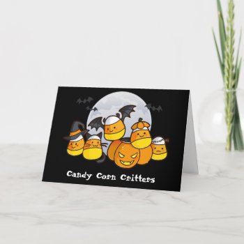 Candy Corn Critters Card by YamPuff at Zazzle