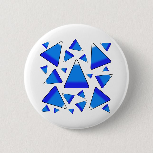 Candy Corn Dark Blues Button (Front)