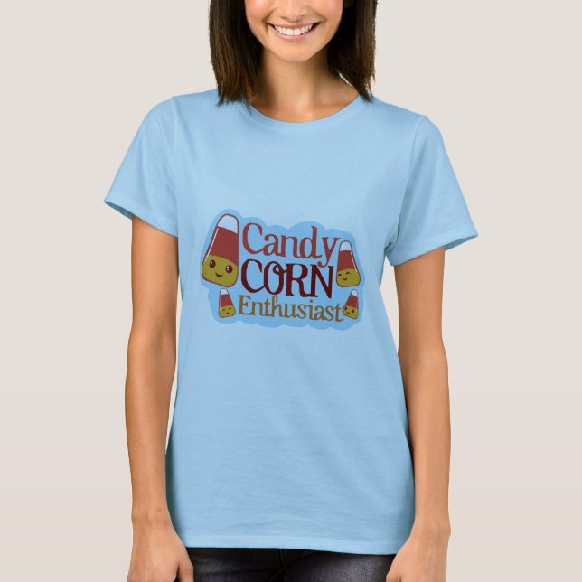 Candy Corn Enthusiast (clean design) T-Shirt (Front)