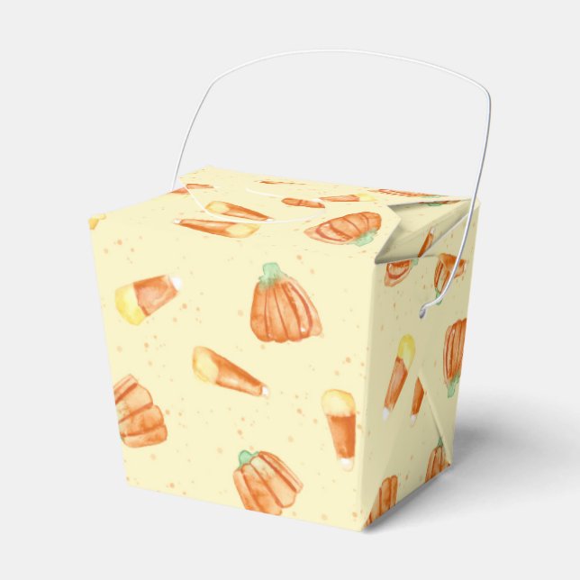 Candy Corn Favor Boxes (Front Side)