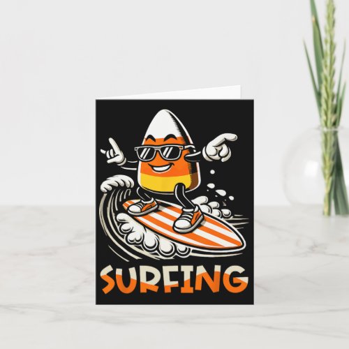 Candy Corn Funny Halloween Design  Card