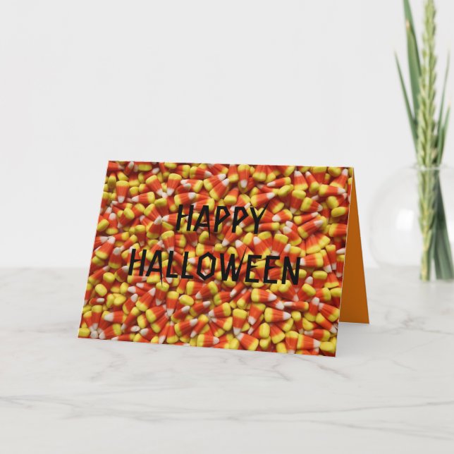 CANDY CORN HALLOWEEN CARD (Front)