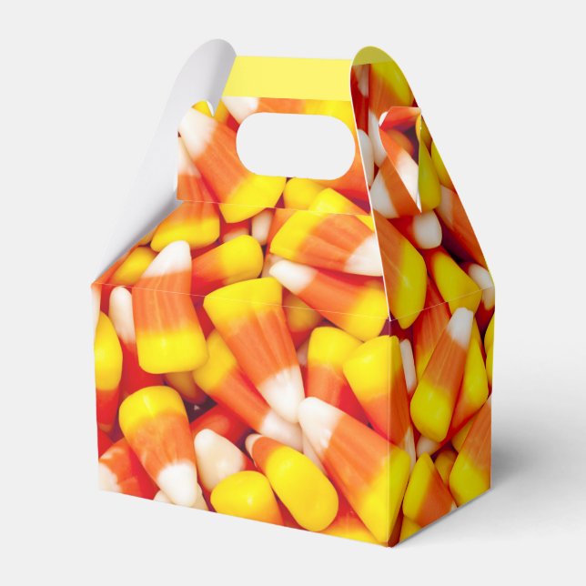 CANDY CORN HALLOWEEN FAVOR BOXES (Front Side)