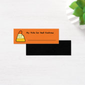 Candy Corn Halloween Games Voting Card (Desk)