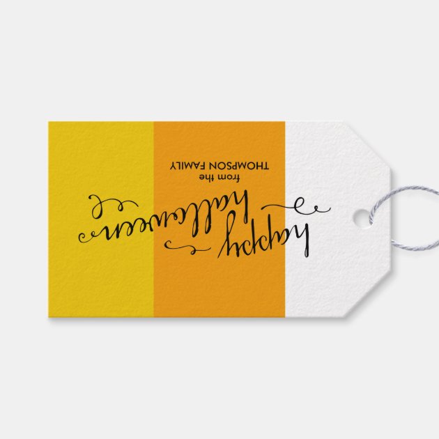 Candy Corn Halloween Gift Tags