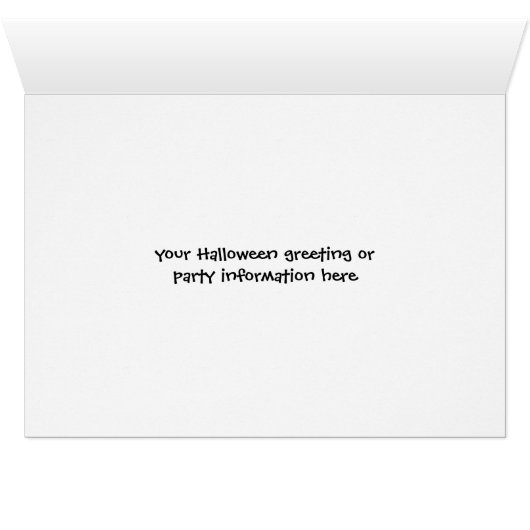 Candy Corn Halloween Greeting Cards (Inside Horizontal (Bottom))