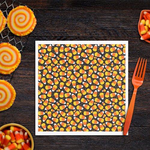 Candy Corn Halloween Napkins