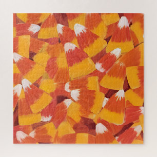 Candy Corn Halloween Party Jigsaw Puzzle