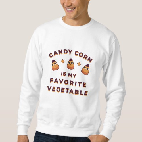 Candy Corn Halloween Sweatshirt