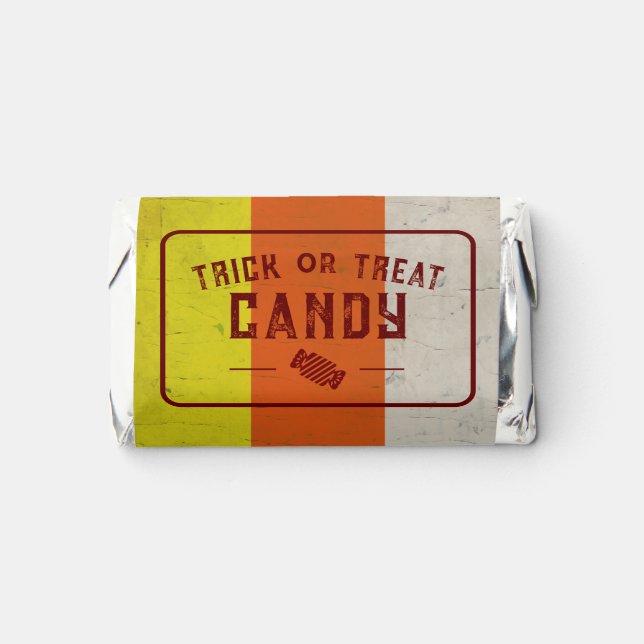 Candy corn Halloween themed Hershey's Miniatures (Front)