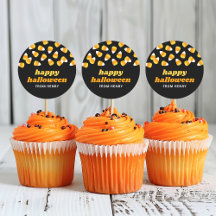 Candy Corn Happy Halloween Party Favor