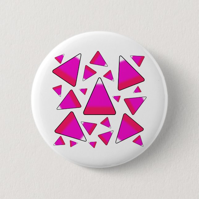 Candy Corn in Pinks Button (Front)