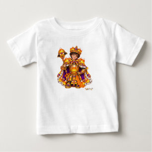 Candy Corn King Prince Halloween Costume Cute Kids Baby T-Shirt
