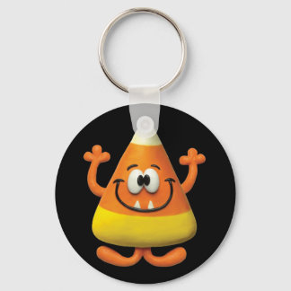 Candy Corn Monster Keychain