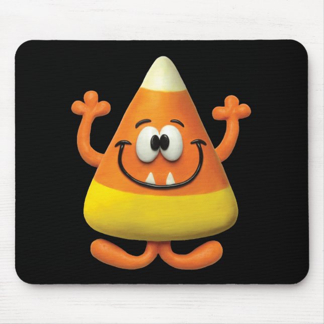 Candy Corn Monster Mouse Pad (Front)