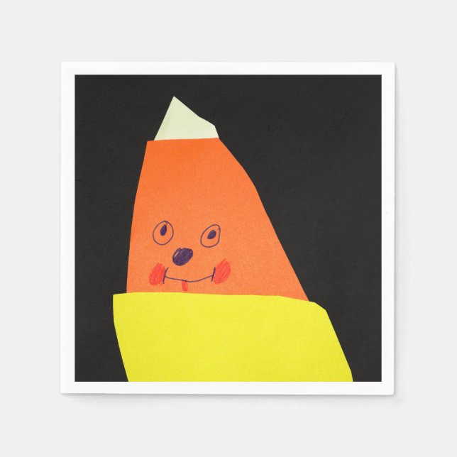 Candy Corn Monster Napkins (Front)