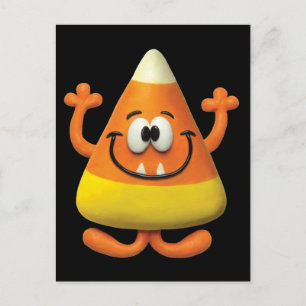 Candy Corn Monster Postcard