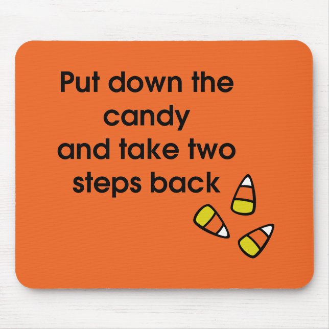 Candy Corn Mouse Pad (Front)