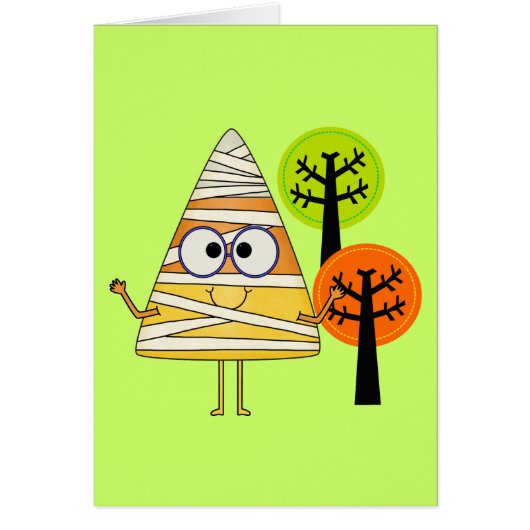 Candy Corn Mummy Halloween (Front)