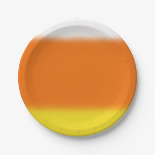 Candy Corn Ombre Paper Plates