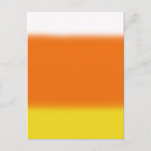 Candy Corn Ombre Postcard (Front)