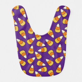 Candy Corn Pattern Baby Bib