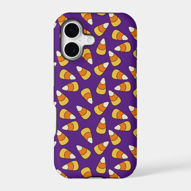 Candy Corn Pattern Iphone Case (Back)