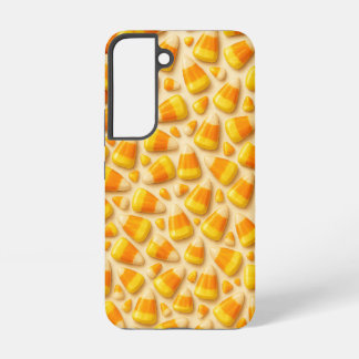 Candy Corn Pattern – Sweet Halloween Treat Samsung Galaxy S22 Case