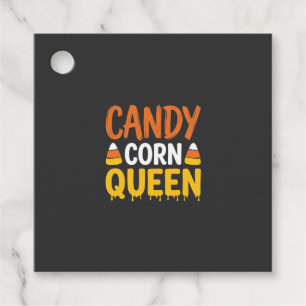 Candy Corn Queen Halloween Graphic_1 Favor Tags