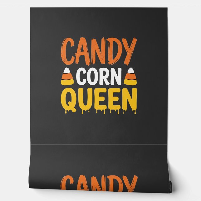 Candy Corn Queen Halloween Graphic_1 Wallpaper (Unrolling)